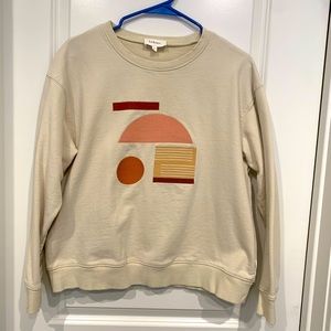 Bohme embroidered sweatshirt, size L